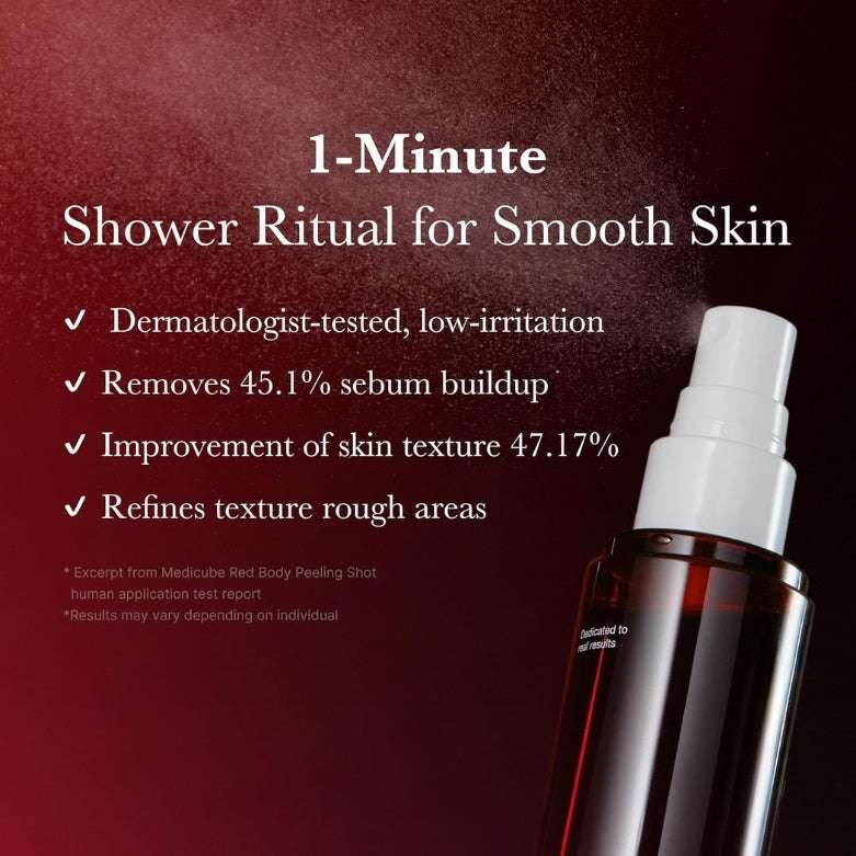 Red Body Peeling Shot – Strawberry Exfoliating Spray 110g