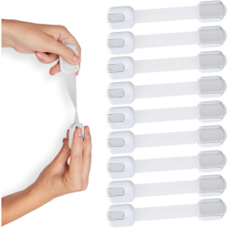 Child Safety Strap Locks 10 Pack | MOQ: 50 Pcs | B017YJBSIW