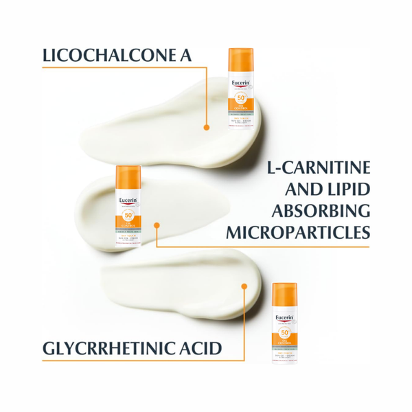 جل واقي من الشمس للتحكم في إفراز الزيوت للوجه - 50 مل