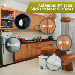 Child Safety Strap Locks 10 Pack | MOQ: 50 Pcs | B017YJBSIW