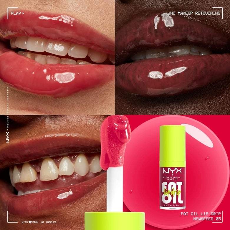 NYX PROFESSIONAL MAKEUP Fat Oil Lip Drip – NEWSFEED, 12-Hour