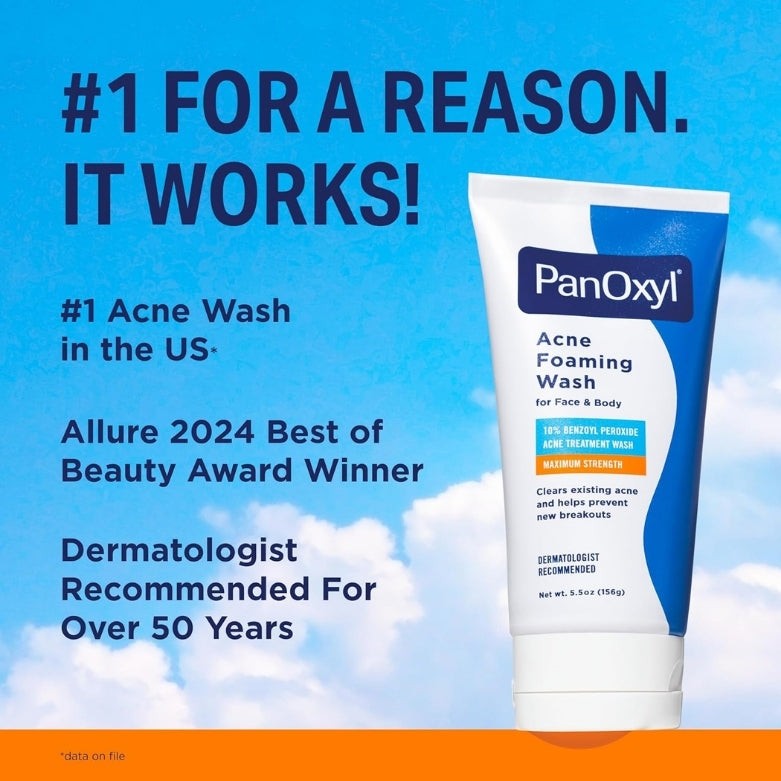 Acne Foaming Wash 10% BP Max Strength 5.5oz (MOQ 50)
