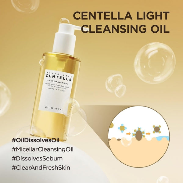 Madagascar Centella Light Cleansing Oil – 200ml  | MOQ: 50 Pcs | B07T5BN3P2