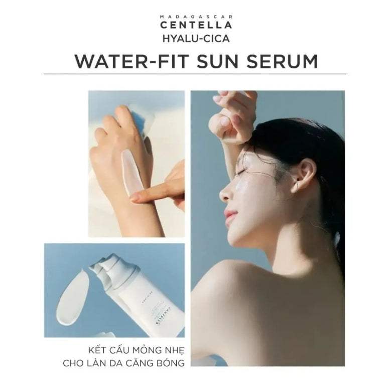 Madagascar Centella Hyalu-Cica Water-Fit Sun Serum 50ml | MOQ: 50 Pcs | B0B3G73VF5