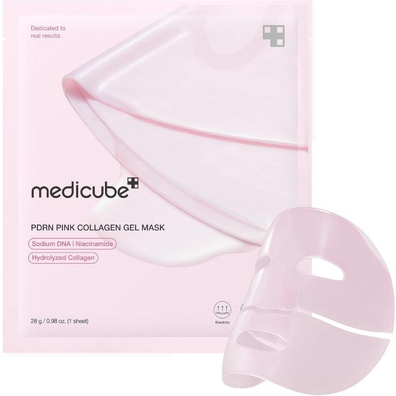 PDRN Pink Collagen Gel Mask – Pack of 4 | MOQ: 30 Pcs | B0DBF52CLJ
