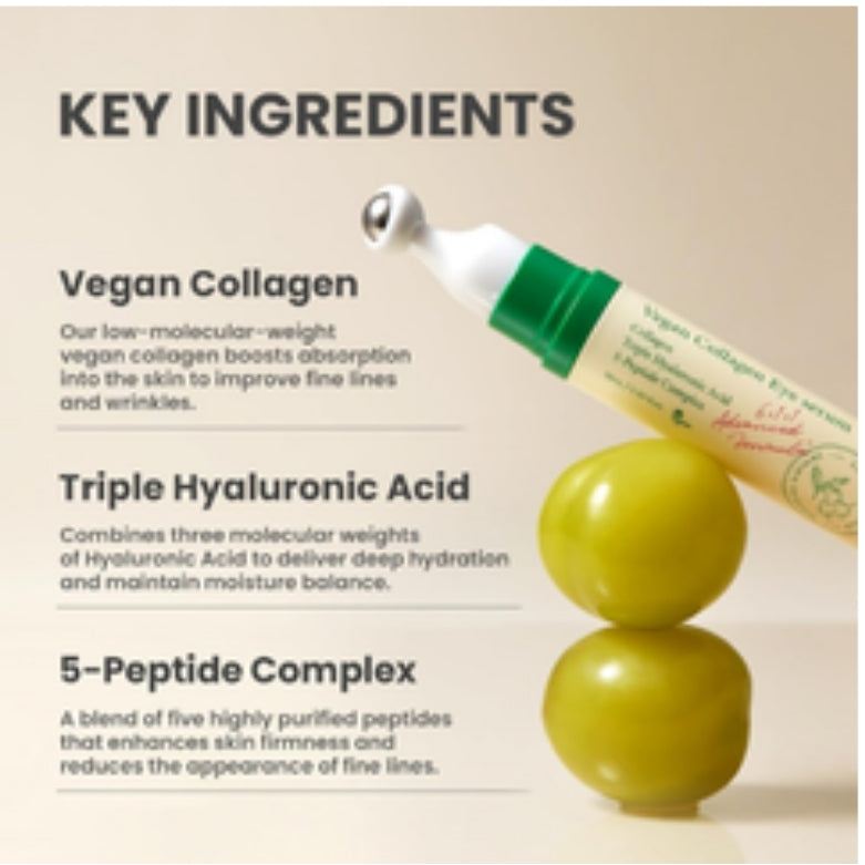 Vegan Collagen Eye Serum 10ml  | MOQ: 50 Pcs | B0CWPCX1D2