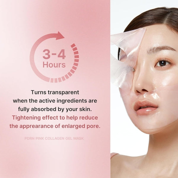 PDRN Pink Collagen Gel Mask – Pack of 4 | MOQ: 30 Pcs | B0DBF52CLJ