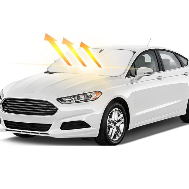 Car Windshield Sun Shade – Portable Folding UV & Heat Resistant Front Window Cover – Keeps Your Car Cool – Universal Fit for Cars, Trucks & SUVs – 70 x 140 cm