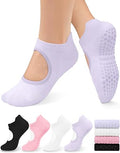 Non-Slip Pilates Socks with Grips for Women