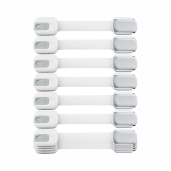 Wappa Child Safety Strap Locks 10 pack for cabinets and drawers childproofing