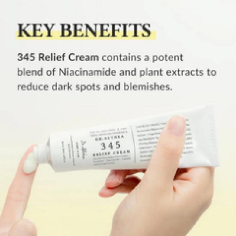 345 Relief Cream 50ml Hydrating Soothing Cream MOQ 50