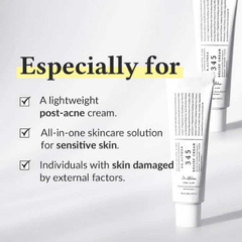 345 Relief Cream 50ml Hydrating Soothing Cream MOQ 50