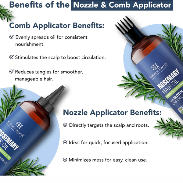 100% Pure Rosemary Oil For Hair Growth - 198 ML | MOQ 30 Pcs | B0C6XJMSGP