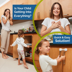 Child Safety Strap Locks 10 Pack | MOQ: 50 Pcs | B017YJBSIW