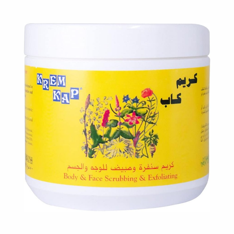 Krem Kap Face and Body Scrubbing and Exfoliating Cream 500ml jar for smooth radiant skin