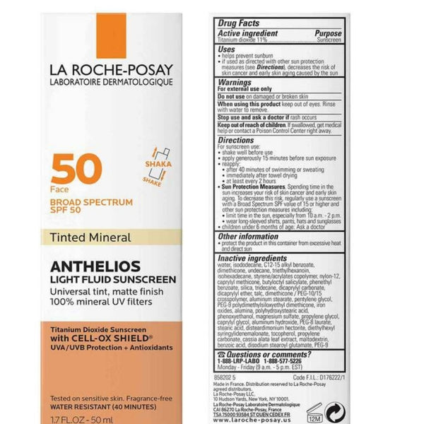 Anthelion Mineral Light Fluid Sunscreen - 50 ml | MOQ 30 Pcs