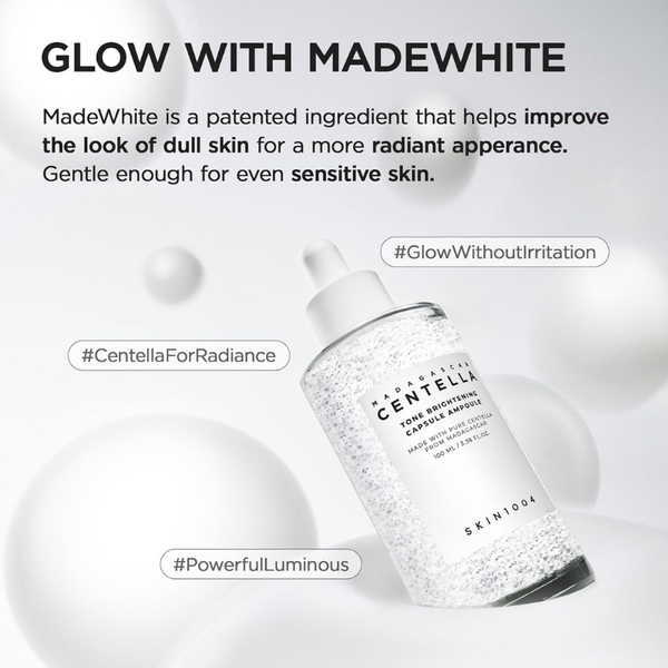 كبسولات تفتيح لون البشرة من مدغشقر سنتيلا، 100 مل